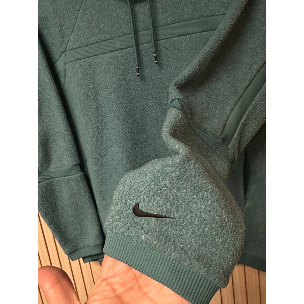 Nike Therma Fleece Training Hoodie Womens Sz XS Teal Blue BV5276-364 - Picture 2 of 12